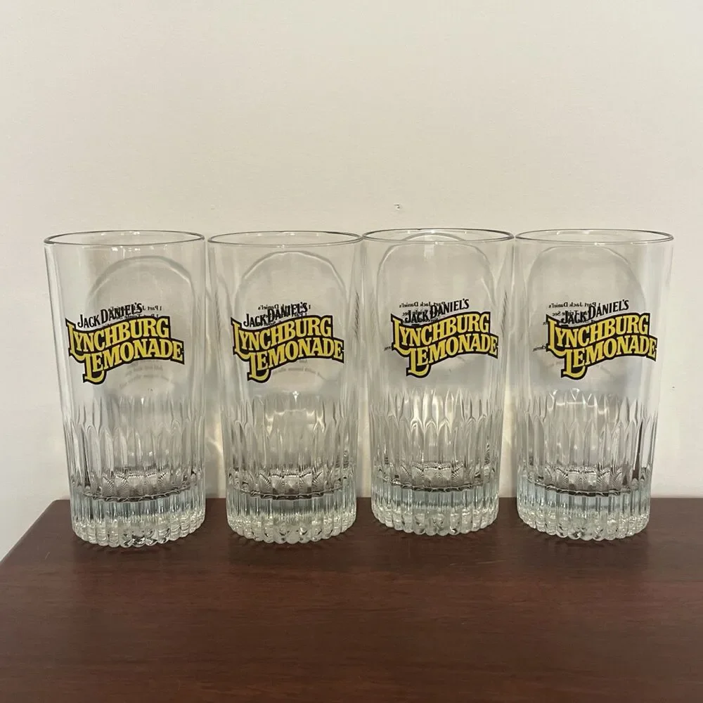Jack Daniels Lynchburg Lemonade Tennessee Tea Drinking Glass W/Recipes